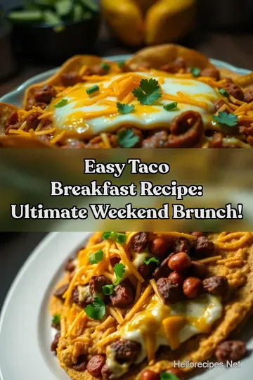 Easy Taco Breakfast Recipe: Ultimate Weekend Brunch! : PIN FOR LATER Easy Taco Breakfast Recipe: Ultimate Weekend Brunch!
