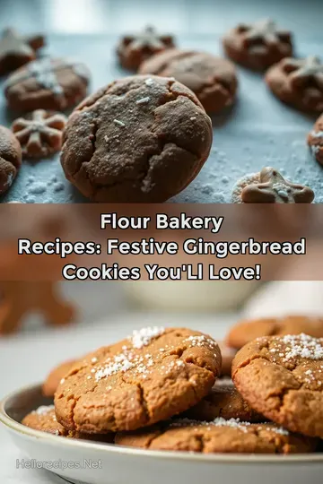 Flour Bakery Recipes: Festive Gingerbread Cookies You&#039 ll Love!