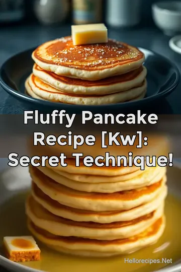 Fluffy Pancake Recipe [kw]: Secret Technique!
