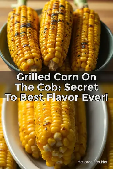 Grilled Corn On The Cob: Secret to BEST Flavor EVER! : PIN FOR LATER Grilled Corn On The Cob: Secret to BEST Flavor EVER!