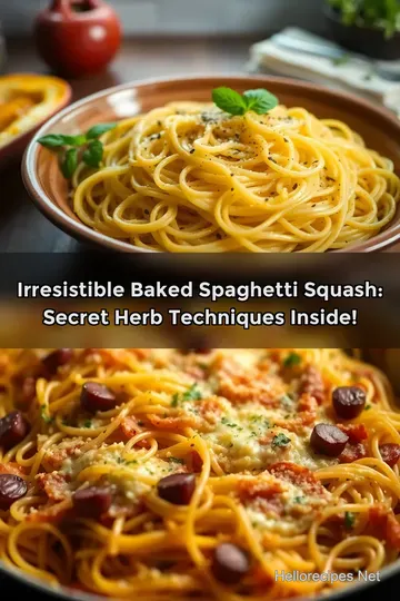 Irresistible Baked Spaghetti Squash: Secret Herb Techniques Inside! : PIN FOR LATER Irresistible Baked Spaghetti Squash: Secret Herb Techniques Inside!