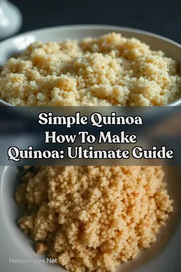 Simple Quinoa How to Make Quinoa: Ultimate Guide : PIN FOR LATER Simple Quinoa How to Make Quinoa: Ultimate Guide