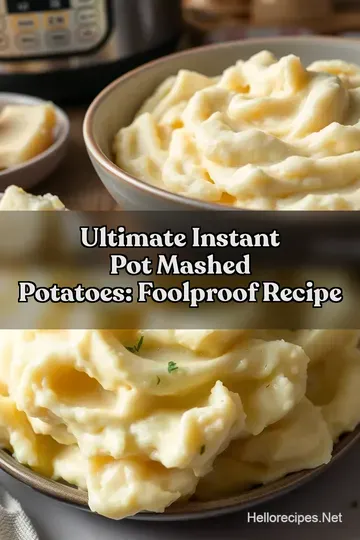 Ultimate Instant Pot Mashed Potatoes: Foolproof Recipe : PIN FOR LATER Ultimate Instant Pot Mashed Potatoes: Foolproof Recipe
