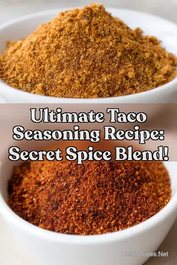 Ultimate Taco Seasoning Recipe: Secret Spice Blend! : PIN FOR LATER Ultimate Taco Seasoning Recipe: Secret Spice Blend!