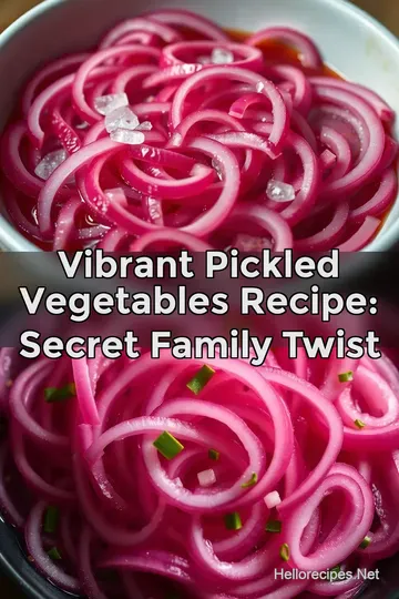 Vibrant Pickled Vegetables Recipe: Secret Family Twist : PIN FOR LATER Vibrant Pickled Vegetables Recipe: Secret Family Twist