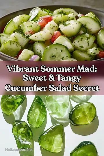Vibrant Sommer Mad: Sweet & Tangy Cucumber Salad Secret : PIN FOR LATER Vibrant Sommer Mad: Sweet & Tangy Cucumber Salad Secret