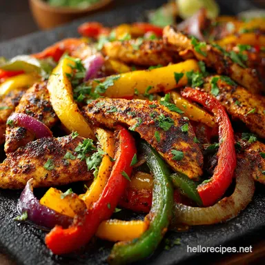 30 Minute Sheet Pan Chicken Fajitas Weeknight Winner Recipe Card