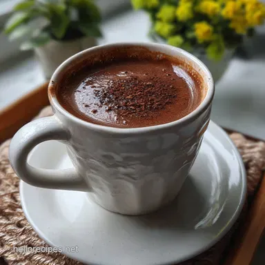 5Minute Vegan Hot Cocoa: Velvety Finish, No Watery Taste Recipe Card