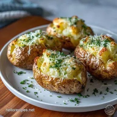 Air Fryer Baked Potatoes: Crispy Baked Potatoes in 45 Minutes Recipe Card