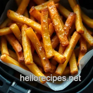 Air Fryer French Fries: Proper Chippy Style at Home! Recipe Card