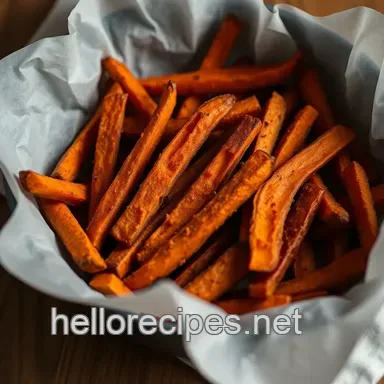 Air Fryer Sweet Potato Fries: Crispy & Quick! Recipe Card