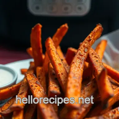 Air Fryer Sweet Potato Fries: Crispy & Quick! Recipe Card