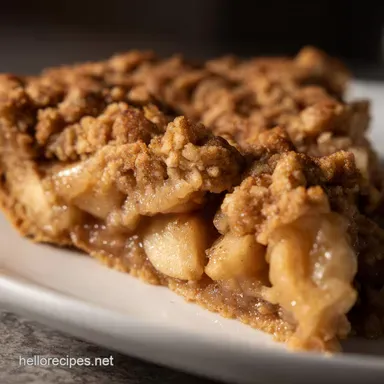 Apple Crumble Comfort Pie: My Go-To Apple Pie Spice Recipe Recipe Card