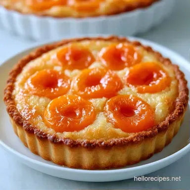 Apricot Almond Tart with Crisp Pastry Recipe Card