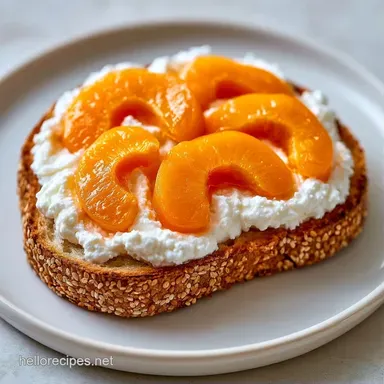 Apricot Ricotta Tartine for 8 Servings Recipe Card