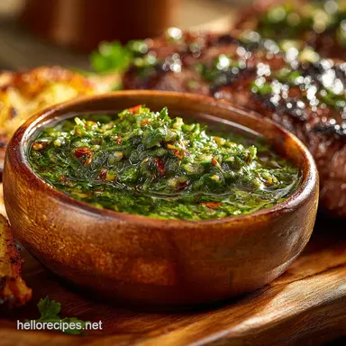 Chimichurri Sauce Recipe Bright Bold Argentinian Steak Sauce