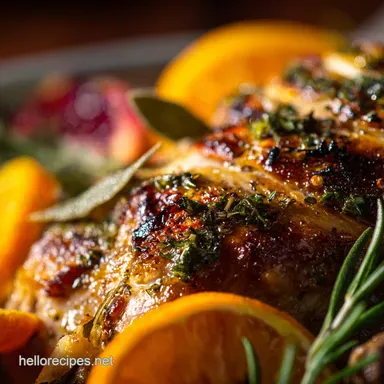 Turkey Brine: Aromatic Herb Citrus Recipe for Juicy Roasting Recipe Card