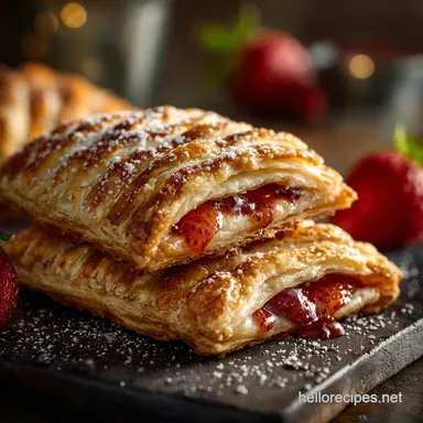 Gluten Free Pop Tarts: Flaky Homemade Strawberry Pastries