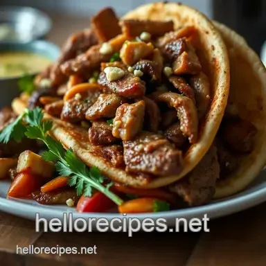 Authentic Greek Gyros Recipe: A Tender and Flavorful Delight Recipe Card