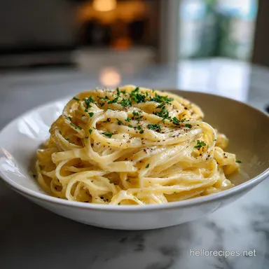 Pasta Linguine Alfredo: Authentic Velvety Sauce in Minutes Recipe Card