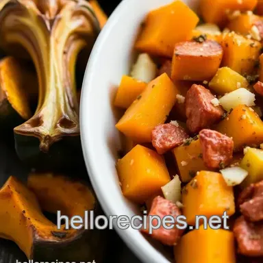 Autumn Bounty: Easy Roasted Squash Medley for Cozy Evenings Recipe Card
