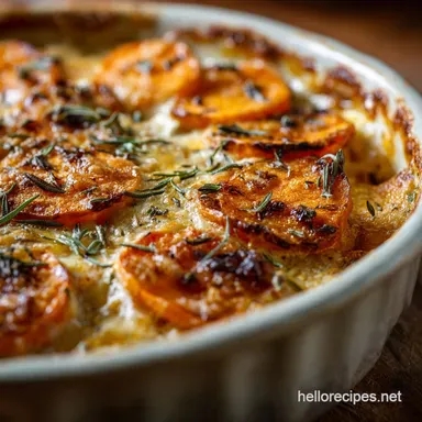 Sweet Potato Tian: The Ultra-Creamy Rosemary Thyme Gratin Recipe