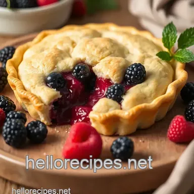 How to Bake Biscuit Pie with Mixed Berries: A Delicious Summer Treat Recipe Card