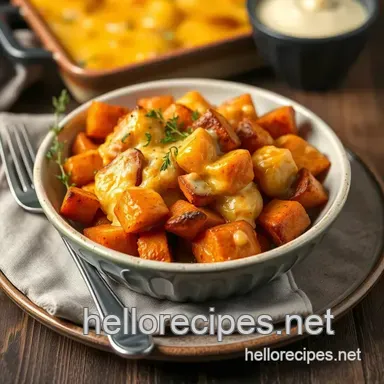 How to Bake Cheesy Root Vegetables - Comfort Food: A Cozy Delight Recipe Card