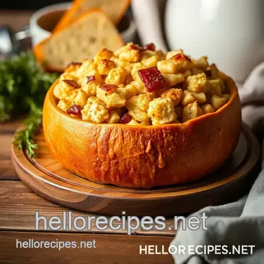 How to Bake Classic Stuffing with Day-Old Bread: A Comforting Triumph Recipe Card