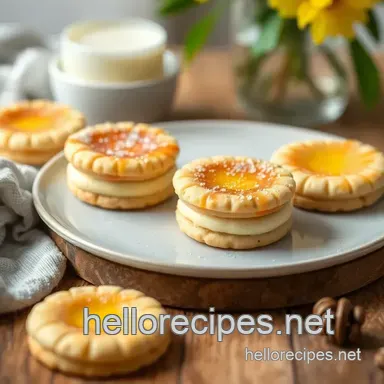 Easy Bake Cr&egrave;me Br&ucirc;l&eacute;e Cookies | Rich & Creamy Family Favorite! Recipe Card