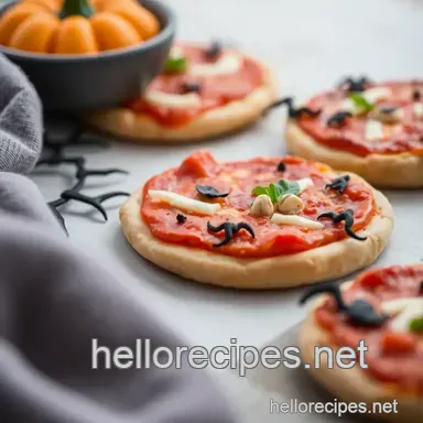 Delicious Spooktacular Mini Halloween Pizzas: 5 Easy Ways to Bake Fun! Recipe Card
