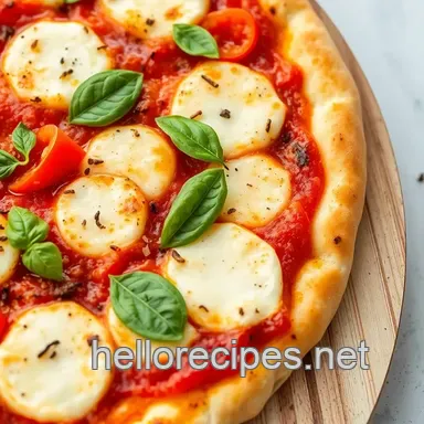 Easy & Delicious Bake Mozzarella Pizza with Fresh Toppings: A Family Favorite Recipe Card