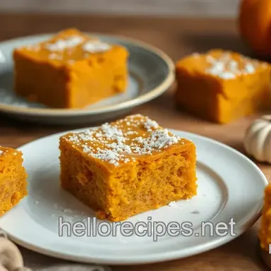 How to Bake Pumpkin Squares with Coconut Sugar: Easy Autumn Bliss!