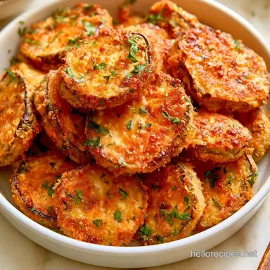 Baked Eggplant Slices with Parmesan Recipe Card