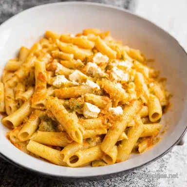 Baked Feta Pasta My GoTo Recipe Using Feta Cheese Recipe Card