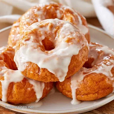 Pumpkin Donuts in 25 Minutes Recipe Card