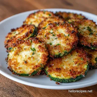 Baked Zucchini Slices with Parmesan Recipe Card