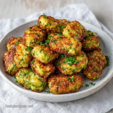 Baked Zucchini Tots with Sharp Cheddar Recipe Card