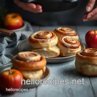 How to Bake Apple Cinnamon Rolls with Caramelized Apples: Your Ultimate Comfort Food! Recipe Card