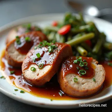 Easy SlowCooker Brown Sugar Balsamic Pork Tenderloin