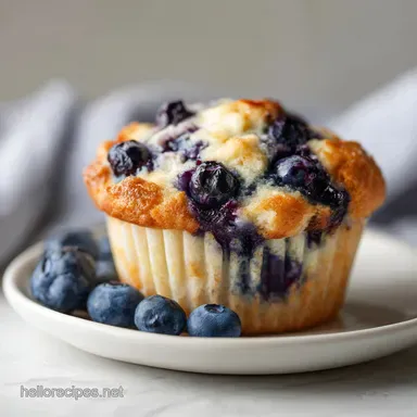 Basic Muffin Recipe for 12 Servings with Velvety Interior Recipe Card