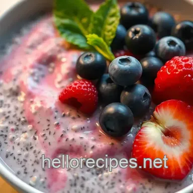 Healthy Breakfast Recipes: Easy Berry Chia Seed Pudding to Start Your Day