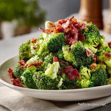 Broccoli Salad with Bacon in 30 Minutes