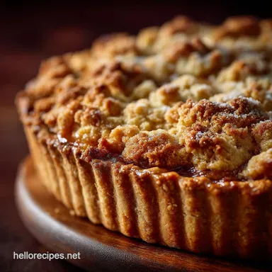 Authentic Dutch Apple Pie Recipe with Buttery Streusel Recipe Card