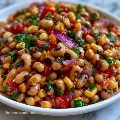 Black Eyed Pea Salad with Corn