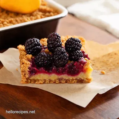 Blackberry Crisp My Easy Taste of Summer Recipe Card