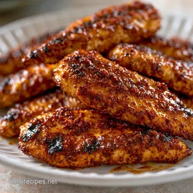 Chicken Fajitas for 4 Servings Recipe Card
