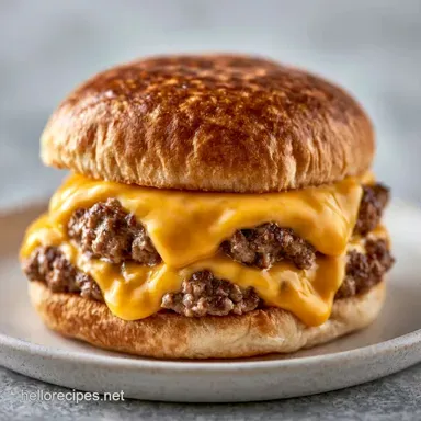 Blackstone Smashburgers for 4 Servings Recipe Card