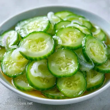 Crunchy Bread Butter Pickles Recipe Card