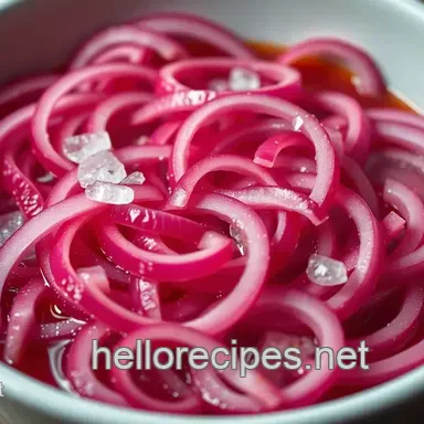 Quick Pickled Red Onions Recipe: Zesty Tang in Minutes!